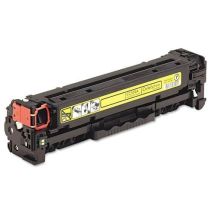 Cartouche Toner Laser Jaune Réusinée Hewlett Packard CC532A pour Imprimante Laserjet Couleur Séries CP2025 & CM2320