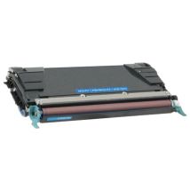 Cartouche Toner Laser réusinée  LEXMARK C746A1CG - Extra Haut Rendement Cyan