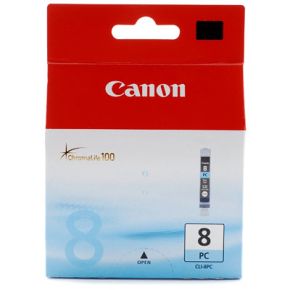 Cartouche d'encre Cyan Photo d'origine OEM Canon CLI8PC