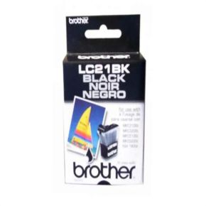 Cartouche d'encre Noir d'origine OEM Brother LC21Bk