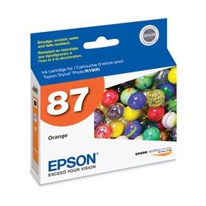 Cartouche d'encre Orange d'origine OEM Epson T087920 (T0879)