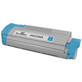 Cartouche Toner Laser Cyan Compatible OkiData 44315303 (TYPE C15) Haut Rendement