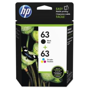 Combo Pack d'origine OEM HP 63 Noir + Couleurs L0R46AN *sans boite*