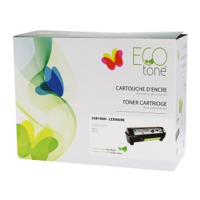 Cartouche Toner Laser réusinée LEXMARK (53B1H00) - Haut Rendement Noir