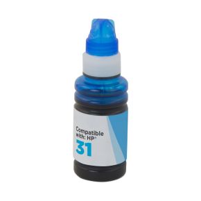 HP 31 1VU26AN bouteille d'encre compatible cyan 70ml 