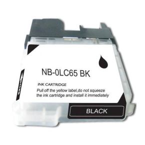 Cartouche d'encre Noir Compatible Brother LC65BK Haut Rendement (Séries LC65)